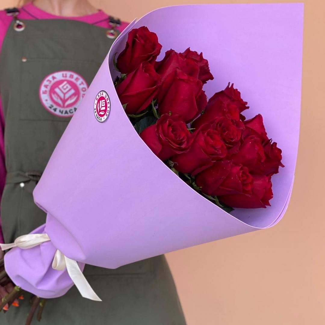 Букеты из красных роз 60 см (Эквадор) articul: 211338