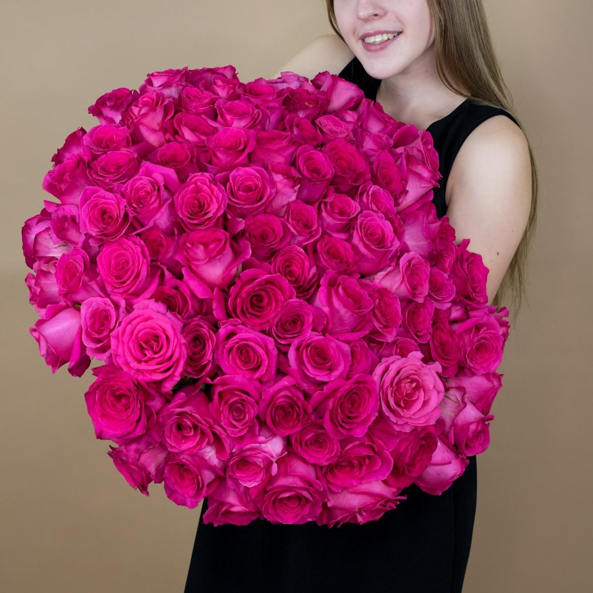 Букет из розовых роз 75 шт. (40 см) articul  95403