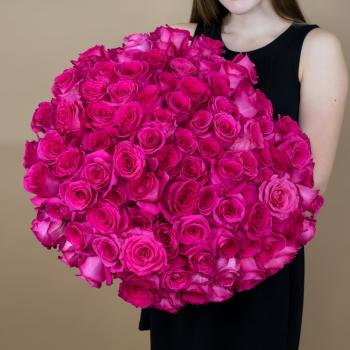 Букеты из розовых роз 40 см (Эквадор) №  95934