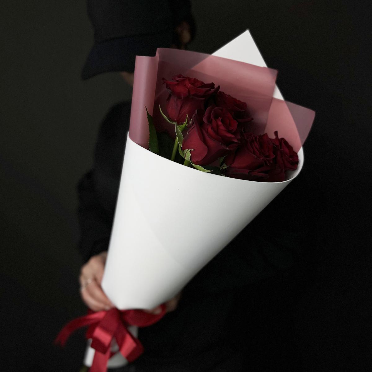 Розы 50 см Красные из Эквадора