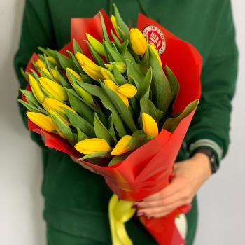 Тюльпаны желтые 25 шт (№ - 149742)