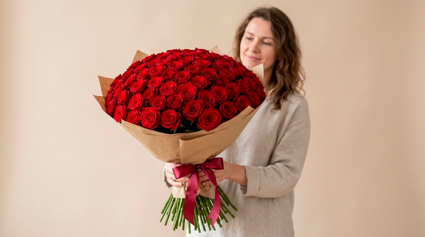 101 роза: значение букета, цена, как выбрать и сохранить
